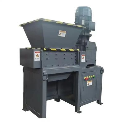 Mesin penghancur logam otomatis yang kuat Kabel baja Scrap Crusher mobil Double Shaft