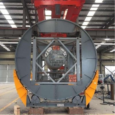 Mesin Rotasi Kontainer Tangki ISO 20ft 40ft Swap