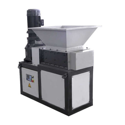 Multifunctional Double Shaft Shredder Aluminium Can Shredder Mesin untuk Plastik / logam