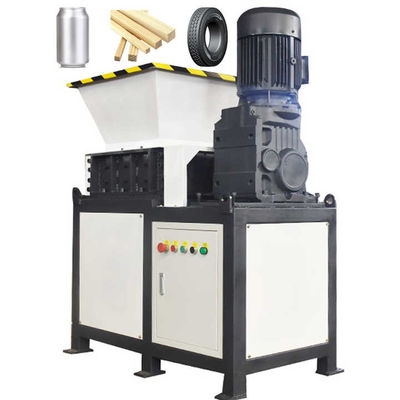 Otomatis Control Rotary Cutter Double Shaft Shredder Untuk Karet / Tabung