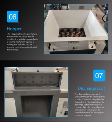 Mesin Shredder Metal Berat Industri Double Shaft Metal Daur Ulang Shredder