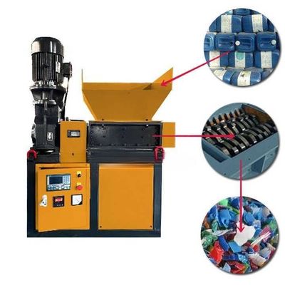 Mesin Penghancur Baterai Plastik Limbah Padat, Mesin Penghancur Ban Karet Mini 380V