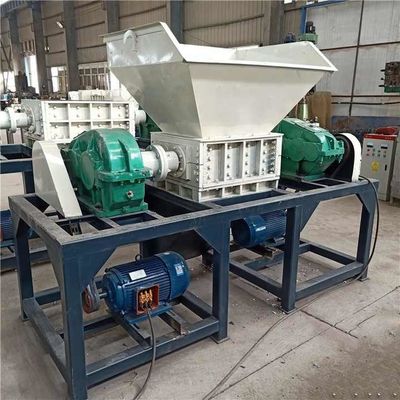 Low Noise Industrial Rubber Shredder Crusher Machine Mudah dioperasikan
