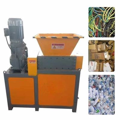 PLC Control Industrial Rubber Shredder Broken Aluminium Shredder Mesin