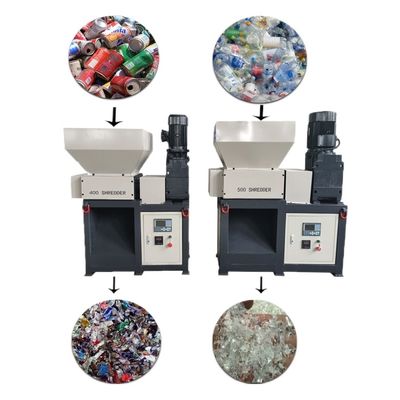 Industrial Tembaga Wire Crusher Aluminium Listrik Bisa Twin Shaft Shredder