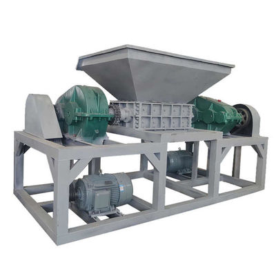 5.5kw Mini Scrap Metal Shredder Mesin Kabel Tekstil Pakaian Shredder Mesin