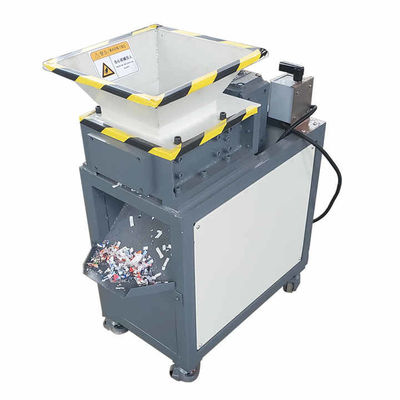 Double Shaft Metal Chip Crusher Daur Ulang Plastik Limbah Mesin Penghancur