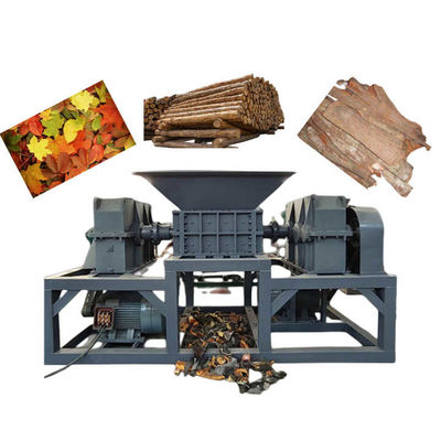 20m/min Heavy Duty Wood Shredder Mesin Double Shaft Corrugated Shredder