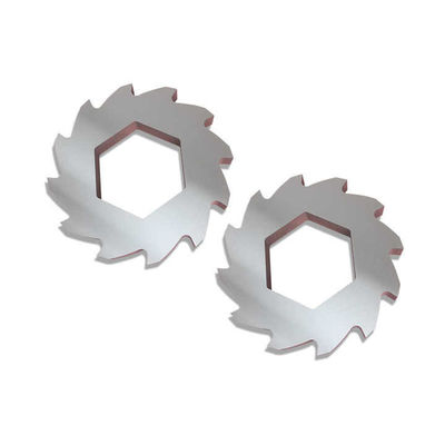 Scrap Alloy Metal Double Shaft Shredder Blades tahan lama