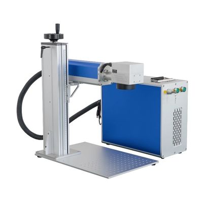 Mesin Penanda Laser Serat Desktop Portable Mesin Pencetakan Ukiran