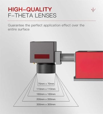 Mesin Penanda Laser Serat UV, Mesin Penanda Laser Portable Desktop Untuk Logam / Plastik