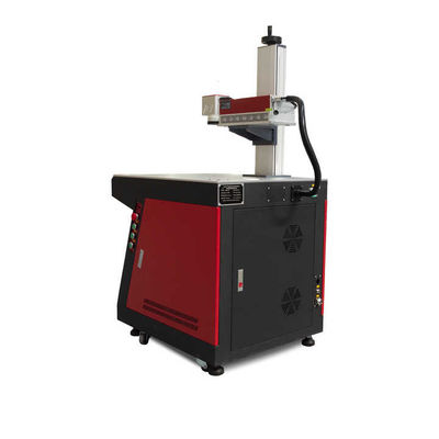 7000mm/s UV Laser Marking Machine 3W Untuk Plastik Keramik Kulit Jeans