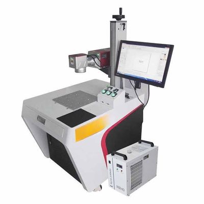 Mesin Penanda Laser Kaca Pendingin Air 5W 3W Dengan Laser Huaray Logan