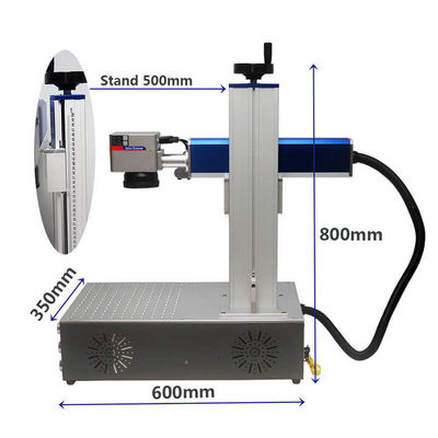 Stand 5W Mesin Ukiran Laser UV Kaca Plastik Mesin Penandaan Kain Kertas 220V 50Hz