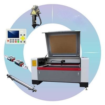 9060 Mini CO2 CNC Mesin Laser Ukiran 0-400mm/s Pendingin udara