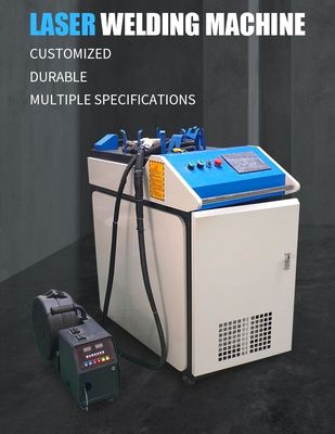Aluminium Tembaga Metal Laser Welder 3 In 1 Mesin Las Serat Optik
