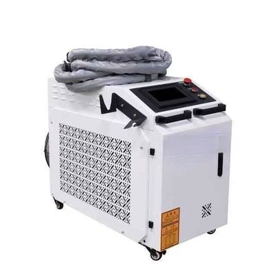Mesin pembersih laser serat portabel 2000W Untuk lapisan cat karat Penghapusan debu minyak cat