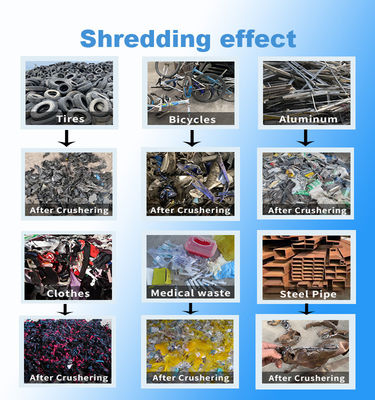 PET Plastik Shredder Mesin Untuk Grinder Woven Bag Polypropylene Serat