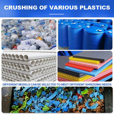 Mini Portable Plastic Shredder Machine Twin Shaft Untuk Blade Hard Film