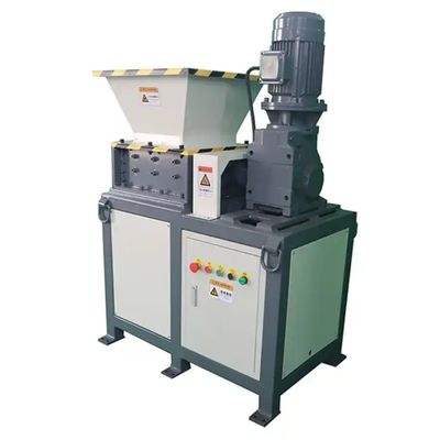 Kompak Twin Shaft PCB Board Shredder Mesin Untuk Limbah Baja
