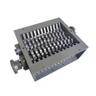 Mesin penghancur limbah pertanian / industri makanan double shaft