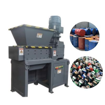 Daur ulang limbah Komputer Hard Disk Shredder Mesin Double Shaft Metal Crushing Machine