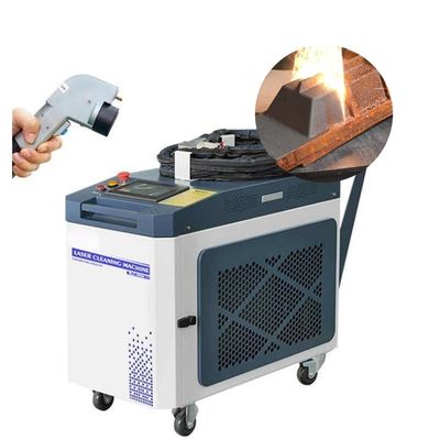 Mesin pembersih laser genggam yang dapat diterapkan untuk logam / kumparan