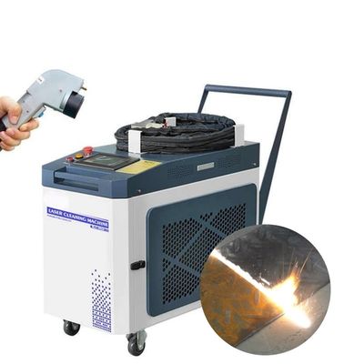 1064nm Central Wavelength 2000W Rust Cleaning Laser Untuk Tugas Penghapusan Karat Tugas Berat
