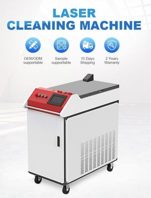 1064nm Central Wavelength 2000W Rust Cleaning Laser Untuk Tugas Penghapusan Karat Tugas Berat