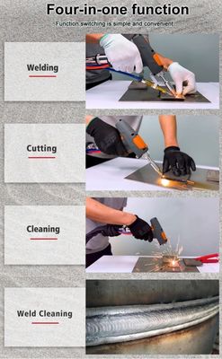 3000W Handheld Metal Laser Welding Machine 4 In 1 Handheld Laser Welding Machine