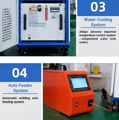 Fiber Laser Welder 3 In1 Mesin Pembersih Laser Laser Cleaner Welder Cutter 1000-3000w
