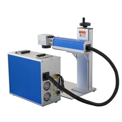 Mesin Laser Penandaan Mesin Laser Ukiran Mesin Pemotongan Laser Rotary Kecil Untuk Serat Logam Baja Raycus