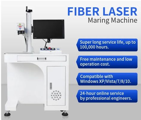 Pabrik Supply Engraver Rotary 60 Watt Jpt Serat 20w 30w 50w 100w Laser Marking Machine