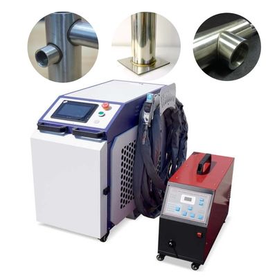 Air Dingin Laser Pengelasan 1500W 2000W Serat Handheld 4 in 1 Portable Mesin Pengelasan Untuk Logam