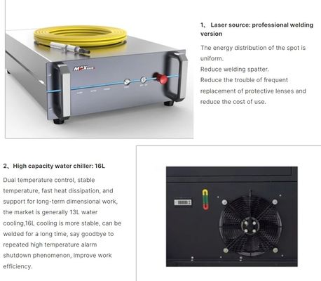 Precision Fiber Laser Welding Machine With Fine Focal Spot 100mm focal Length Mesin pengelasan laser serat presisi dengan titik fokus halus panjang fokus 100mm