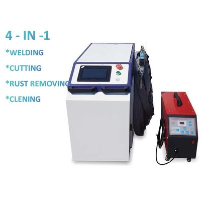 2000W Fiber Laser Welding Machine Air Dingin Handheld Laser Welder 4 Dalam 1