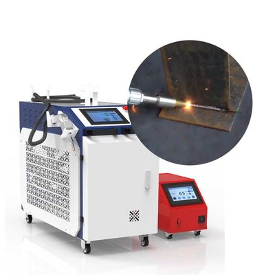 Precision 2000W Metal 3mm Laser Welding Machine dengan Robot Arm 1400mm