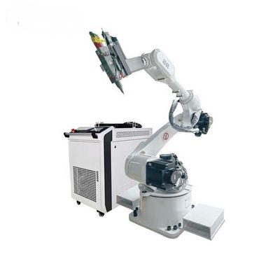 Precision Fiber Laser Welding Machine Dengan Panjang Lengan Robot 1400mm Dan Sistem Pendingin Air