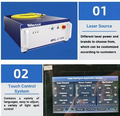 Precision Fiber Laser Welding Machine Dengan Panjang Lengan Robot 1400mm Dan Sistem Pendingin Air