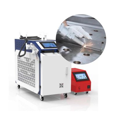 Fiber Laser Welding Machine 1500W 1.5mm kedalaman pengelasan Keakuratan penentuan posisi cahaya merah