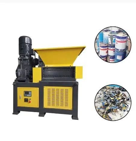 500-10000kg/h Double Shaft Shredder, Rotating Blade Cutter Shredder Untuk Pe shell / Barrel