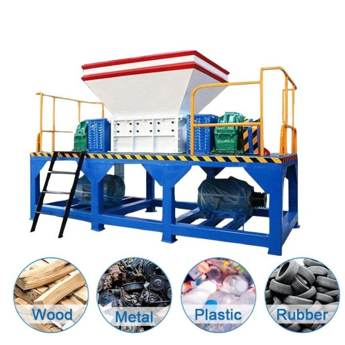 Mesin pemotong dua poros torsi besar untuk logam plastik film karet kain