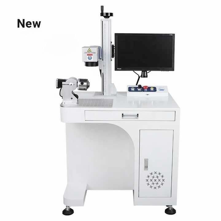 JPT Fiber Laser Marker Machine untuk Metal Ring Sliver Perhiasan Plastik ABS MC