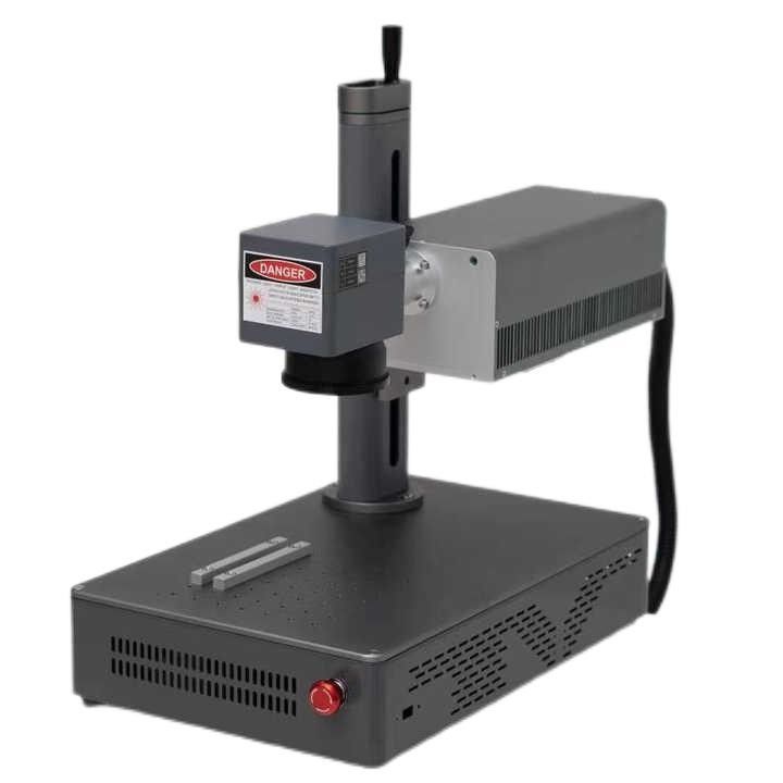 Mesin Penanda Laser Serat UV, Mesin Penanda Laser Portable Desktop Untuk Logam / Plastik