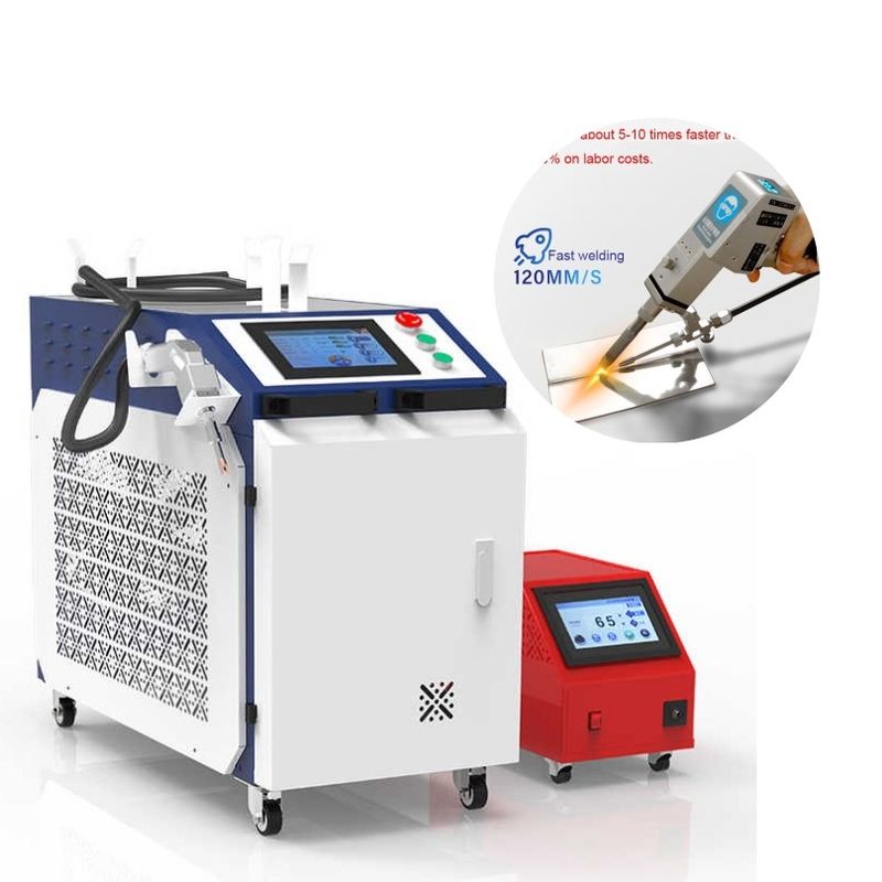 Mesin Pengelasan Laser Pendingin Air 700*500*900 untuk Pengelasan Cepat dan Tepat