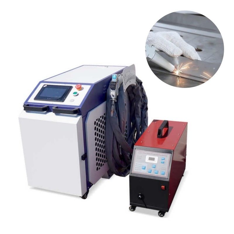 Mesin Pengelasan Laser Pendingin Air dengan Diameter Spot Focal 0,2-3mm dan Power Rate 1000W