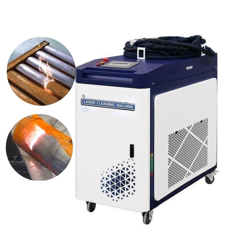 2000W Rust Cleaning Laser Collimated Spot Diameter 4-6mm Untuk Penghapusan Karat Cepat
