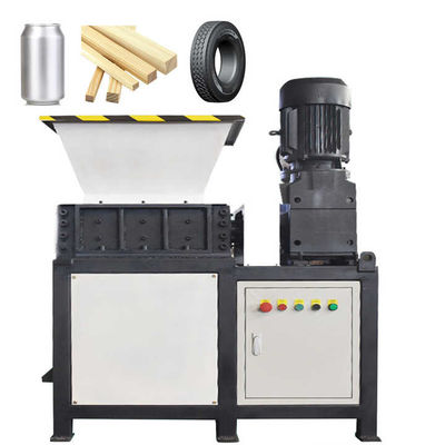 High Power Metal Plastic Bottle Splitter Double Roll Crusher / Breaker Crusher Mesin
