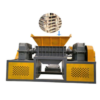 ISO Heavy Duty Wood Shredder Mesin penghancur kardus industri