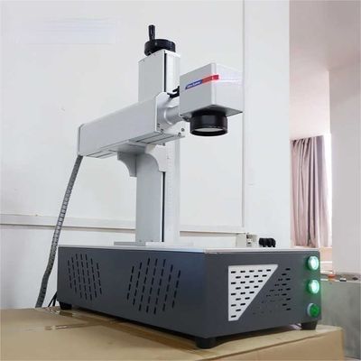Mesin Penandaan Berwarna Serat Laser Rotary 7000mm/s Mopa JPT Fiber Laser Marker